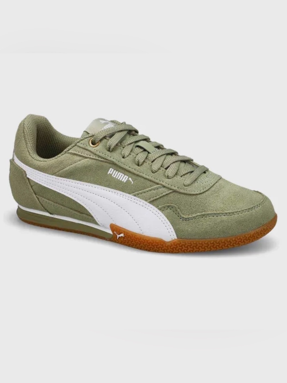 Puma Bella Donna SD Suede Sneaker Army Green Size 6
